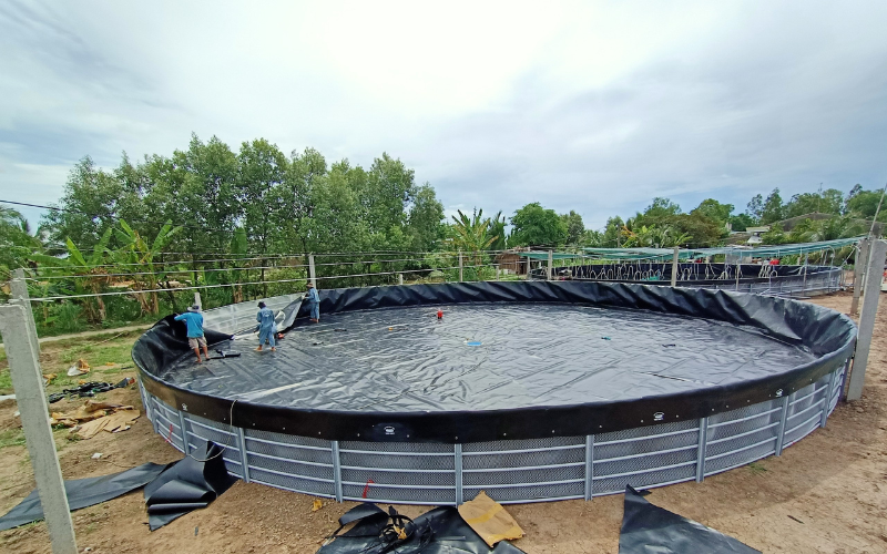 Bạt HDPE ứng dụng đa dạng, tối ưu nuôi trồng nước