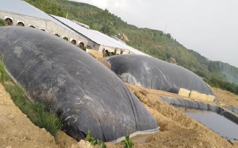 Hầm biogas HDPE cung cấp khí đốt sạch cho sinh hoạt